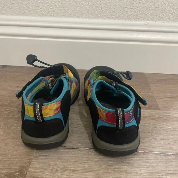 Keen Newport Tie Dye Rainbow Kids Outdoor Water Quick Dry Shoes - Picture 10 of 16